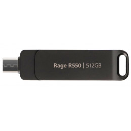 Patriot Memory Rage R550 USB-muisti 512 GB USB Type-A   USB Type-C 3.2 Gen 1 (3.1 Gen 1) musta