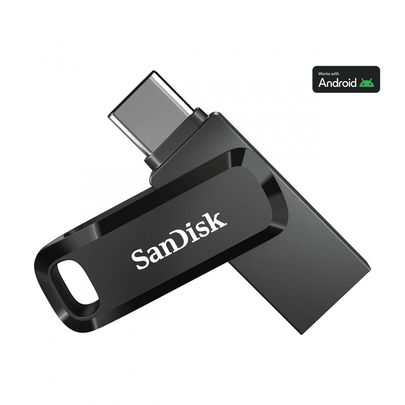 SanDisk Ultra Dual Drive Go USB-muisti 2 TB USB Type-A   USB Type-C 3.2 Gen 1 (3.1 Gen 1) musta