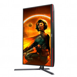 AOC G3 Q27G3XMN BK tietokoneen litteä näyttö 68,6 cm (27") 2560 x 1440 pikseliä 2K Ultra HD LED musta, Punainen