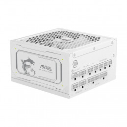 MSI MAG A1000GL PCIE5 WHITE virtalähdeyksikkö 1000 W 24-pin ATX ATX Valkoinen