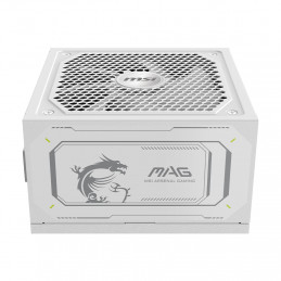 MSI MAG A1000GL PCIE5 WHITE virtalähdeyksikkö 1000 W 24-pin ATX ATX Valkoinen