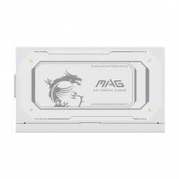 MSI MAG A1000GL PCIE5 WHITE virtalähdeyksikkö 1000 W 24-pin ATX ATX Valkoinen