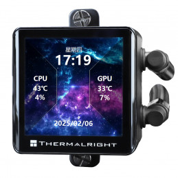 Thermalright Frozen Vision 360 ARGB BLACK V2 Suoritin All-in-one-nesteenjäähdytin 12 cm musta 1 kpl