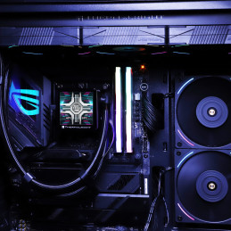 Thermalright Frozen Vision 360 ARGB BLACK V2 Suoritin All-in-one-nesteenjäähdytin 12 cm musta 1 kpl