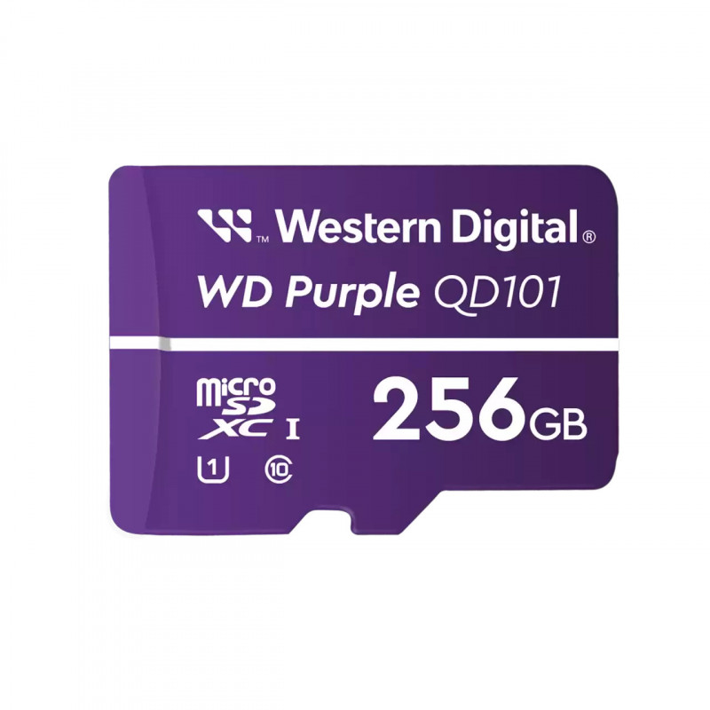 Western Digital WD Purple SC QD101 256 GB MicroSDXC Luokka 10