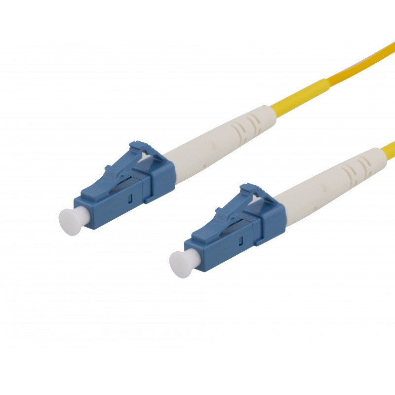 Deltaco OS2 Fiber cable, LC – LC, simplex, singlemode, UPC, 5m