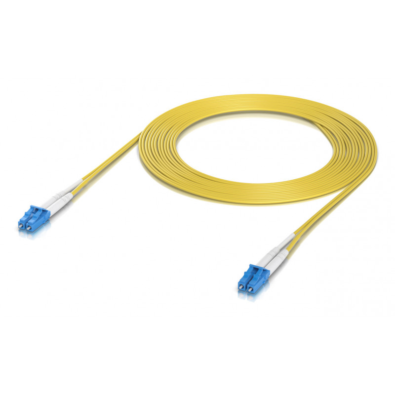 Ubiquiti UACC-OFC-S2-LULU-3M-50 InfiniBand- ja kuituoptiikkakaapeli 1 m LC LC LC Keltainen