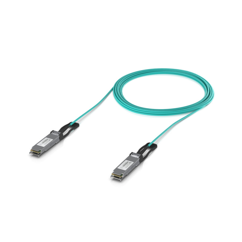 Ubiquiti UACC-AOC-QSFP28-10M InfiniBand- ja kuituoptiikkakaapeli Vedenvärinen