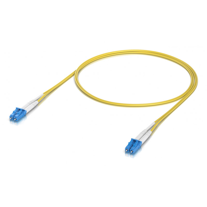 Ubiquiti UACC-OFC-S2-LULU-1M-50 InfiniBand- ja kuituoptiikkakaapeli LC LC LC Keltainen