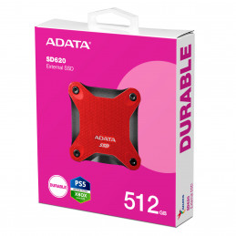 ADATA SD620 512 GB Micro-USB B 3.2 Gen 2 (3.1 Gen 2) Punainen