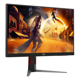 AOC G4 Q27G4ZD tietokoneen litteä näyttö 68,6 cm (27") 2560 x 1440 pikseliä Quad HD QD-OLED musta, Punainen