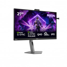 AOC AGON PRO AG276QSG2 tietokoneen litteä näyttö 68,6 cm (27") 2560 x 1440 pikseliä Quad HD musta, Harmaa