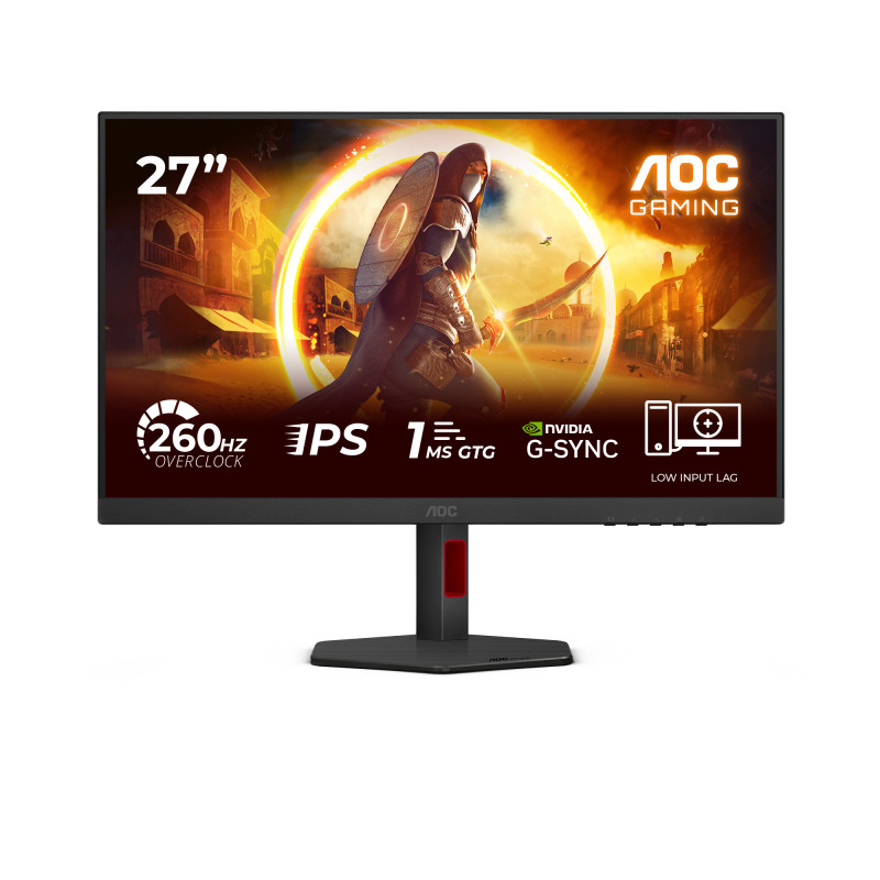 AOC G4 27G4ZR tietokoneen litteä näyttö 68,6 cm (27") 1920 x 1080 pikseliä Full HD LED musta, Punainen