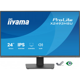 iiyama ProLite X2493HSU-B1 tietokoneen litteä näyttö 60,5 cm (23.8") 1920 x 1080 pikseliä Full HD LED musta
