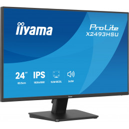 iiyama ProLite X2493HSU-B1 tietokoneen litteä näyttö 60,5 cm (23.8") 1920 x 1080 pikseliä Full HD LED musta