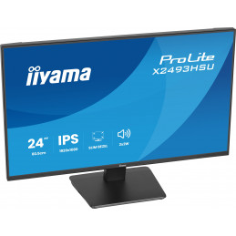 iiyama ProLite X2493HSU-B1 tietokoneen litteä näyttö 60,5 cm (23.8") 1920 x 1080 pikseliä Full HD LED musta