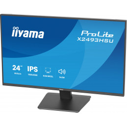 iiyama ProLite X2493HSU-B1 tietokoneen litteä näyttö 60,5 cm (23.8") 1920 x 1080 pikseliä Full HD LED musta
