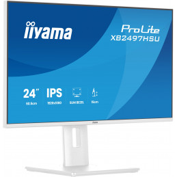 iiyama ProLite XB2497HSU-W1 tietokoneen litteä näyttö 60,5 cm (23.8") 1920 x 1080 pikseliä Full HD LED Valkoinen