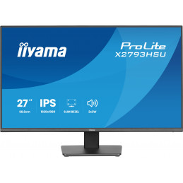 iiyama ProLite X2793HSU-B1 tietokoneen litteä näyttö 68,6 cm (27") 1920 x 1080 pikseliä Full HD LED musta