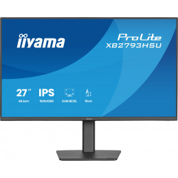 iiyama ProLite XB2793HSU-B1 tietokoneen litteä näyttö 68,6 cm (27") 1920 x 1080 pikseliä Full HD LED musta