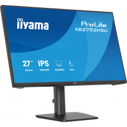 iiyama ProLite XB2793HSU-B1 tietokoneen litteä näyttö 68,6 cm (27") 1920 x 1080 pikseliä Full HD LED musta