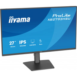 iiyama ProLite XB2793HSU-B1 tietokoneen litteä näyttö 68,6 cm (27") 1920 x 1080 pikseliä Full HD LED musta