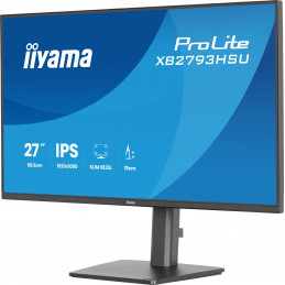 iiyama ProLite XB2793HSU-B1 tietokoneen litteä näyttö 68,6 cm (27") 1920 x 1080 pikseliä Full HD LED musta