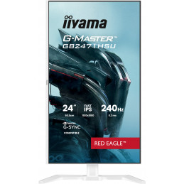 iiyama G-MASTER GB2471HSU-W1 tietokoneen litteä näyttö 60,5 cm (23.8") 1920 x 1080 pikseliä Full HD LED Valkoinen