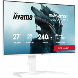 iiyama G-MASTER GB2771HSU-W1 tietokoneen litteä näyttö 68,6 cm (27") 1920 x 1080 pikseliä Full HD LCD Valkoinen