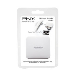 PNY AXP724 kortinlukija USB 2.0 Valkoinen