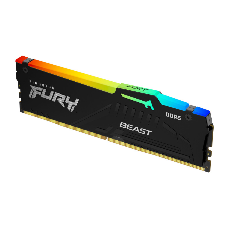 Kingston Technology FURY Beast 32GB 6000MT s DDR5 CL36 DIMM 1Rx8 RGB