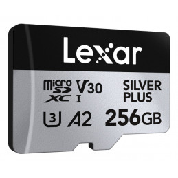 Lexar Professional SILVER PLUS 256 GB MicroSDXC UHS-I Luokka 3
