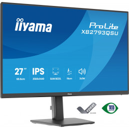 iiyama ProLite XB2793QSU-B1 tietokoneen litteä näyttö 68,6 cm (27") 2560 x 1440 pikseliä Quad HD LED musta