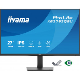 iiyama ProLite XB2793QSU-B1 tietokoneen litteä näyttö 68,6 cm (27") 2560 x 1440 pikseliä Quad HD LED musta