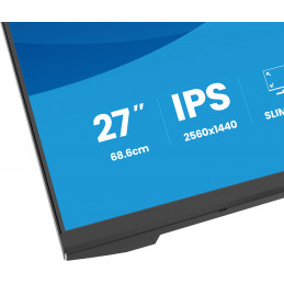 iiyama ProLite XB2793QSU-B1 tietokoneen litteä näyttö 68,6 cm (27") 2560 x 1440 pikseliä Quad HD LED musta