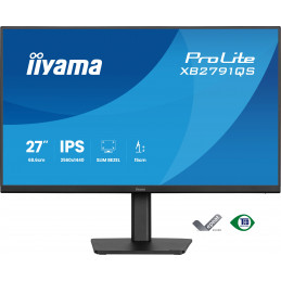 iiyama ProLite XB2791QS-B1 tietokoneen litteä näyttö 68,6 cm (27") 2560 x 1440 pikseliä Quad HD LED musta