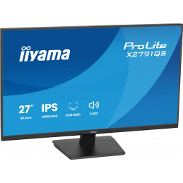 iiyama ProLite X2791QS-B1 tietokoneen litteä näyttö 68,6 cm (27") 2560 x 1440 pikseliä Quad HD LED musta