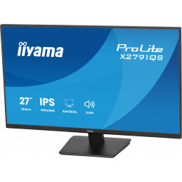 iiyama ProLite X2791QS-B1 tietokoneen litteä näyttö 68,6 cm (27") 2560 x 1440 pikseliä Quad HD LED musta