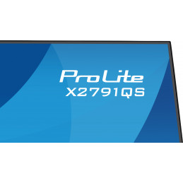 iiyama ProLite X2791QS-B1 tietokoneen litteä näyttö 68,6 cm (27") 2560 x 1440 pikseliä Quad HD LED musta