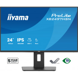 iiyama ProLite XB2497HSN-B1 tietokoneen litteä näyttö 60,5 cm (23.8") 1920 x 1080 pikseliä Full HD LED musta
