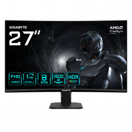 GIGABYTE GS27FCA tietokoneen litteä näyttö 68,6 cm (27") 1920 x 1080 pikseliä Full HD LED musta