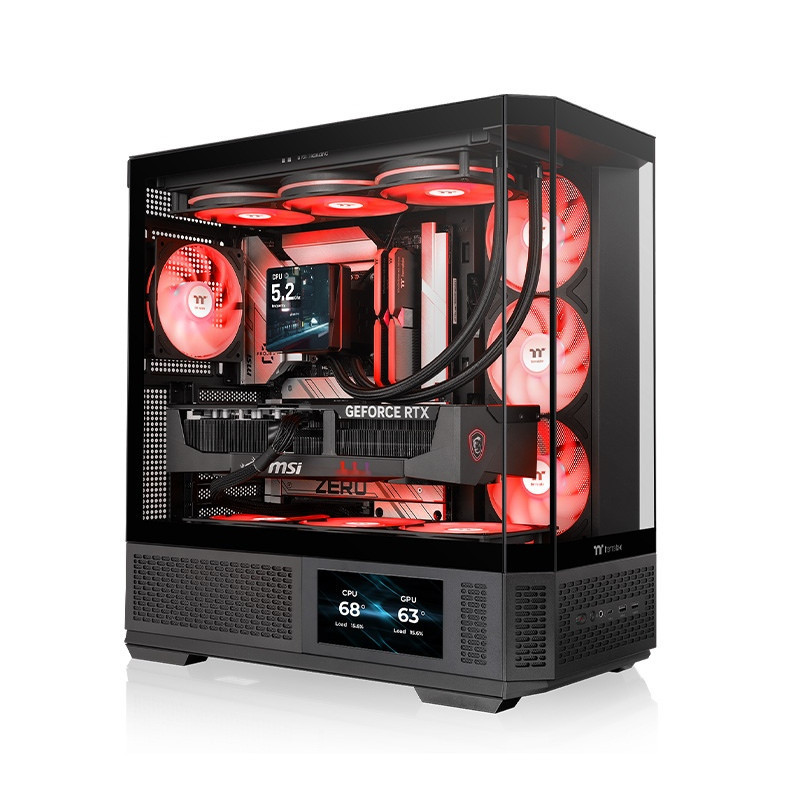 Thermaltake View 370 TG ARGB Midi Tower musta