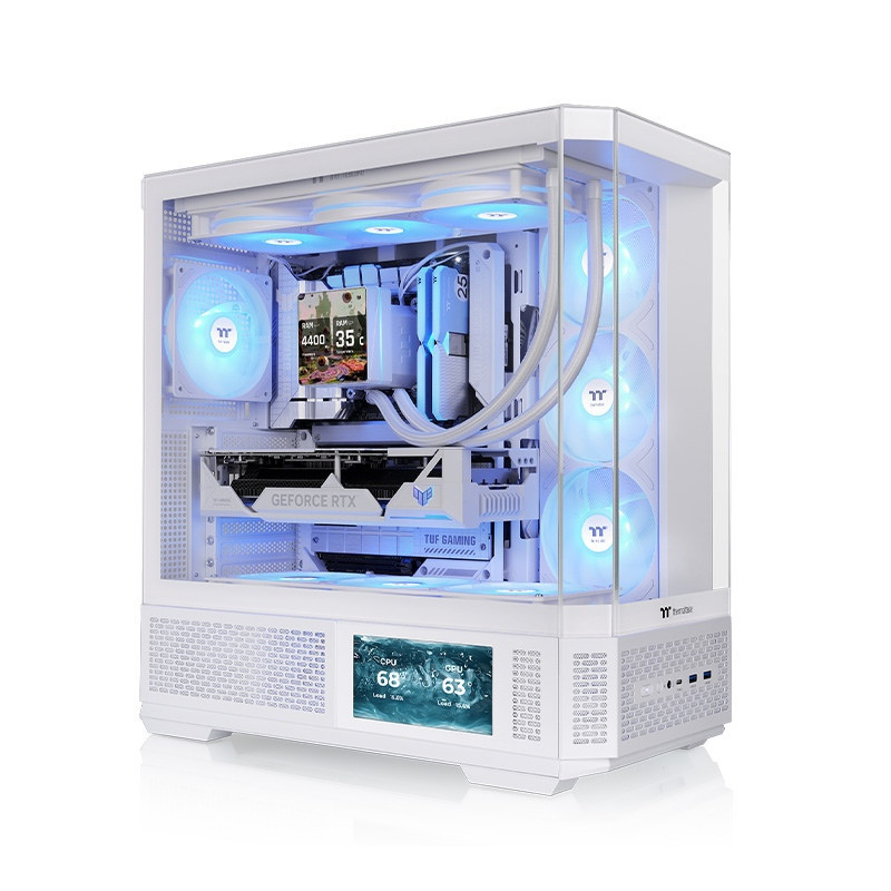 Thermaltake View 370 TG ARGB Midi Tower Valkoinen