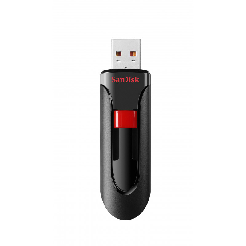 SanDisk Cruzer Glide USB-muisti 256 GB USB A-tyyppi 2.0 musta, Punainen