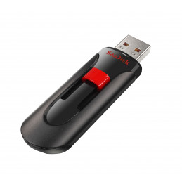 SanDisk Cruzer Glide USB-muisti 256 GB USB A-tyyppi 2.0 musta, Punainen