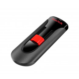 SanDisk Cruzer Glide USB-muisti 256 GB USB A-tyyppi 2.0 musta, Punainen