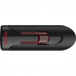 SanDisk UFM 128GB USB CRUZER GLIDE 3.0 USB-muisti USB A-tyyppi 3.2 Gen 1 (3.1 Gen 1) musta, Punainen
