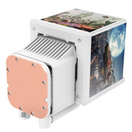 Thermaltake MINECUBE 360 Ultra Suoritin All-in-one-nesteenjäähdytin 12 cm Valkoinen 1 kpl