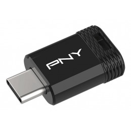 PNY Elite-X USB-muisti 128 GB USB Type-C 3.2 Gen 1 (3.1 Gen 1) musta