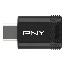 PNY Elite-X USB-muisti 128 GB USB Type-C 3.2 Gen 1 (3.1 Gen 1) musta